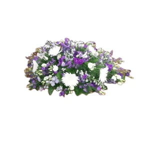 Arrangement Ovaal paars wit