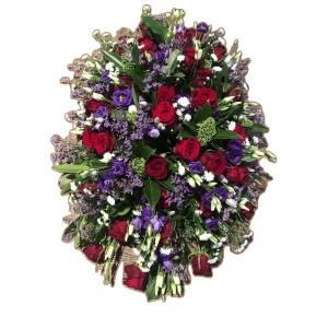 Arrangement Ovaal Rood Paars
