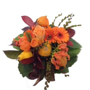 Bloemstuk Herfst oranje