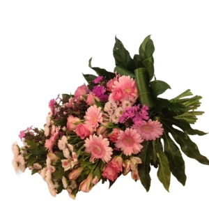 Rouwboeket  RB001 roze