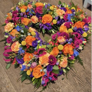 Rouwarrangement Hartvorm Thomas