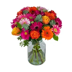 Boeket mix gerbera,s