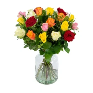 Boeket mix rozen